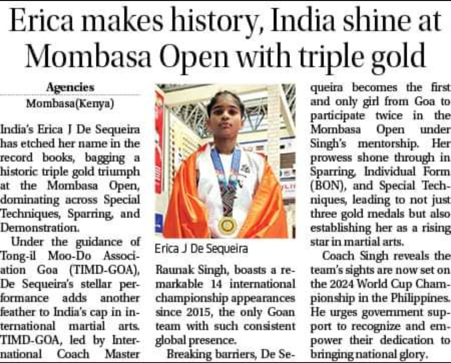 History Made: India's Youngest International Jiu-Jitsu Athlete